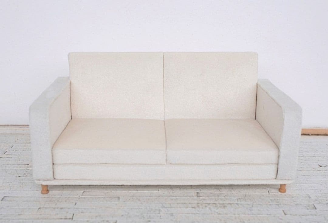 Purple 1/6アームソファ(スクエア)▪️ウィングチェア3人用