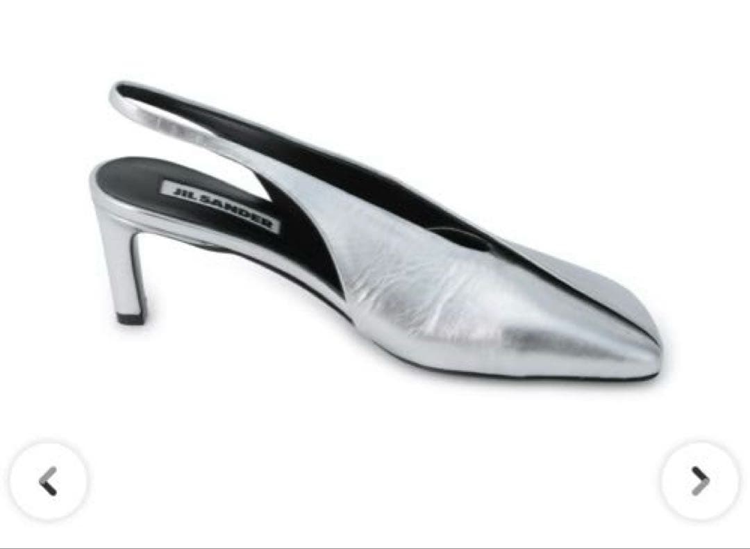 kai！jil sander バックストリングパンプス 35