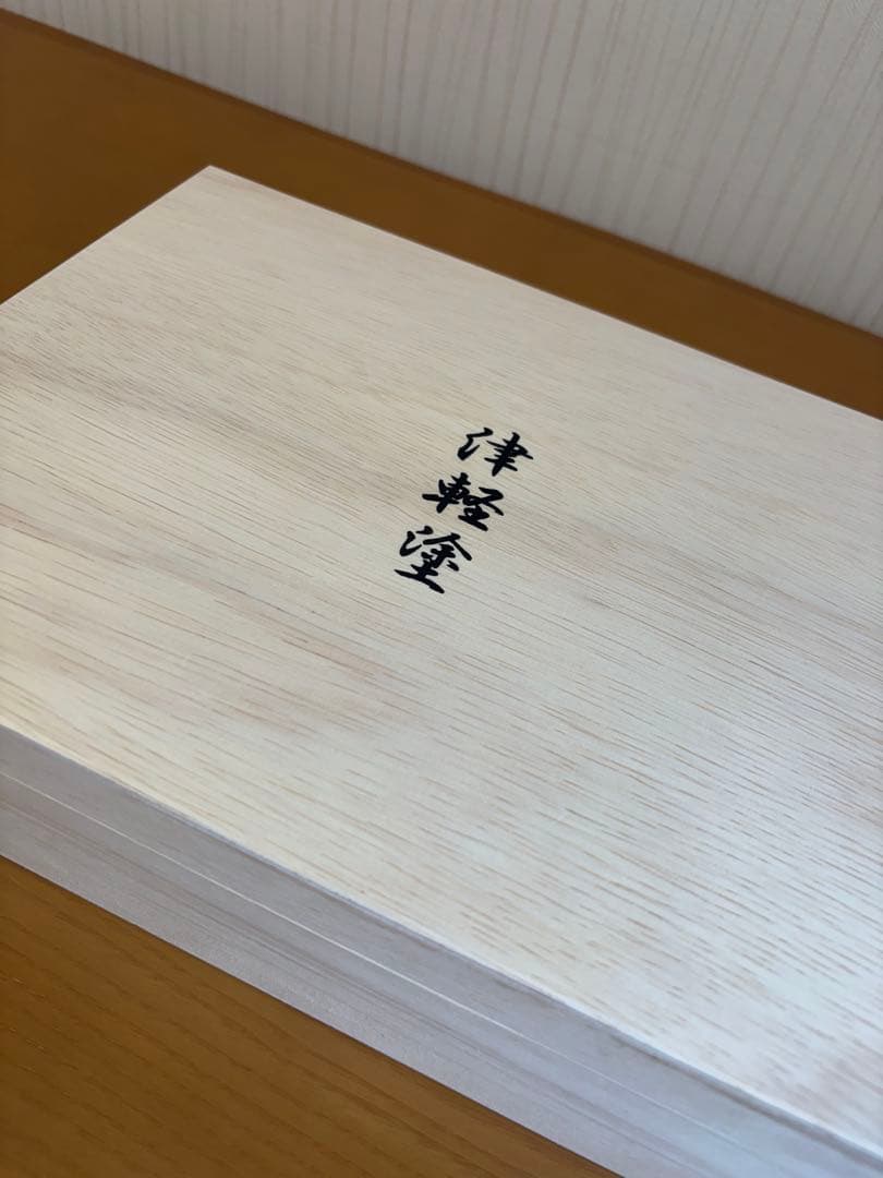 津軽塗　夫婦汁椀、箸セット