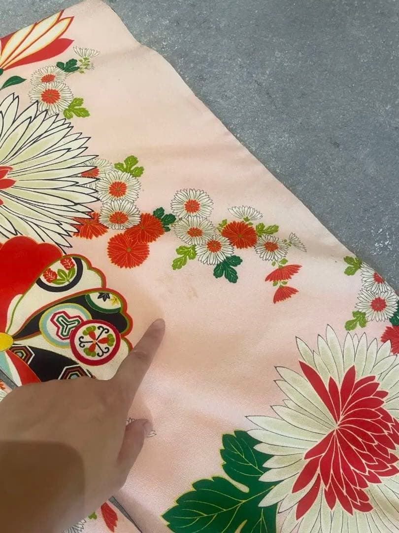 七五三7歳　着物　アンティーク　骨董品　ヴィンテージ　古典柄