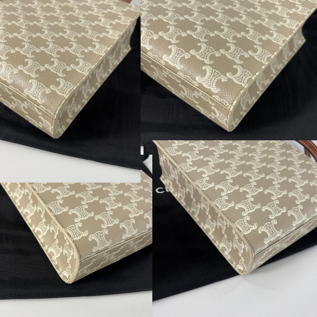 新品未使用 セリーヌ トリオンフ バーティカルカバ ショルダーバッグ レディース