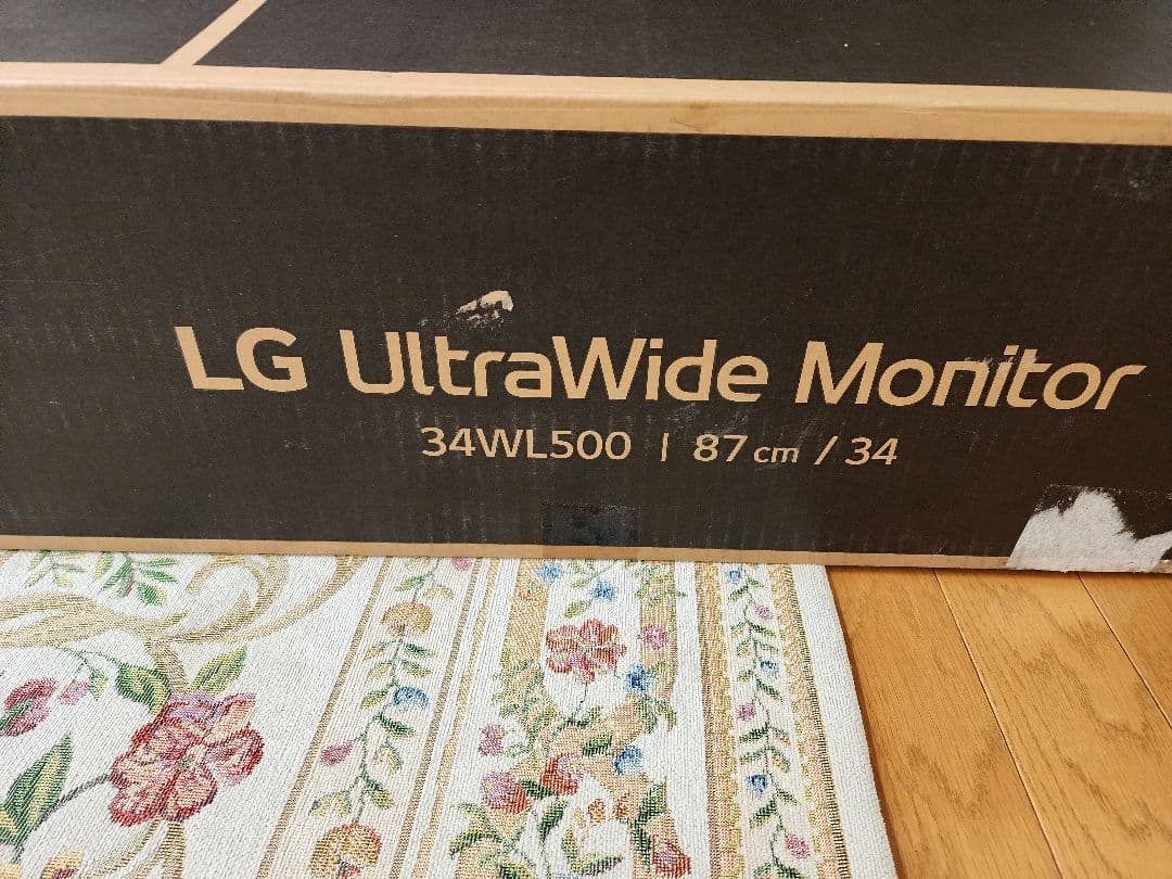 LG 34インチ ウルトラワイドモニター 34wl500-b 美品 動作確認済