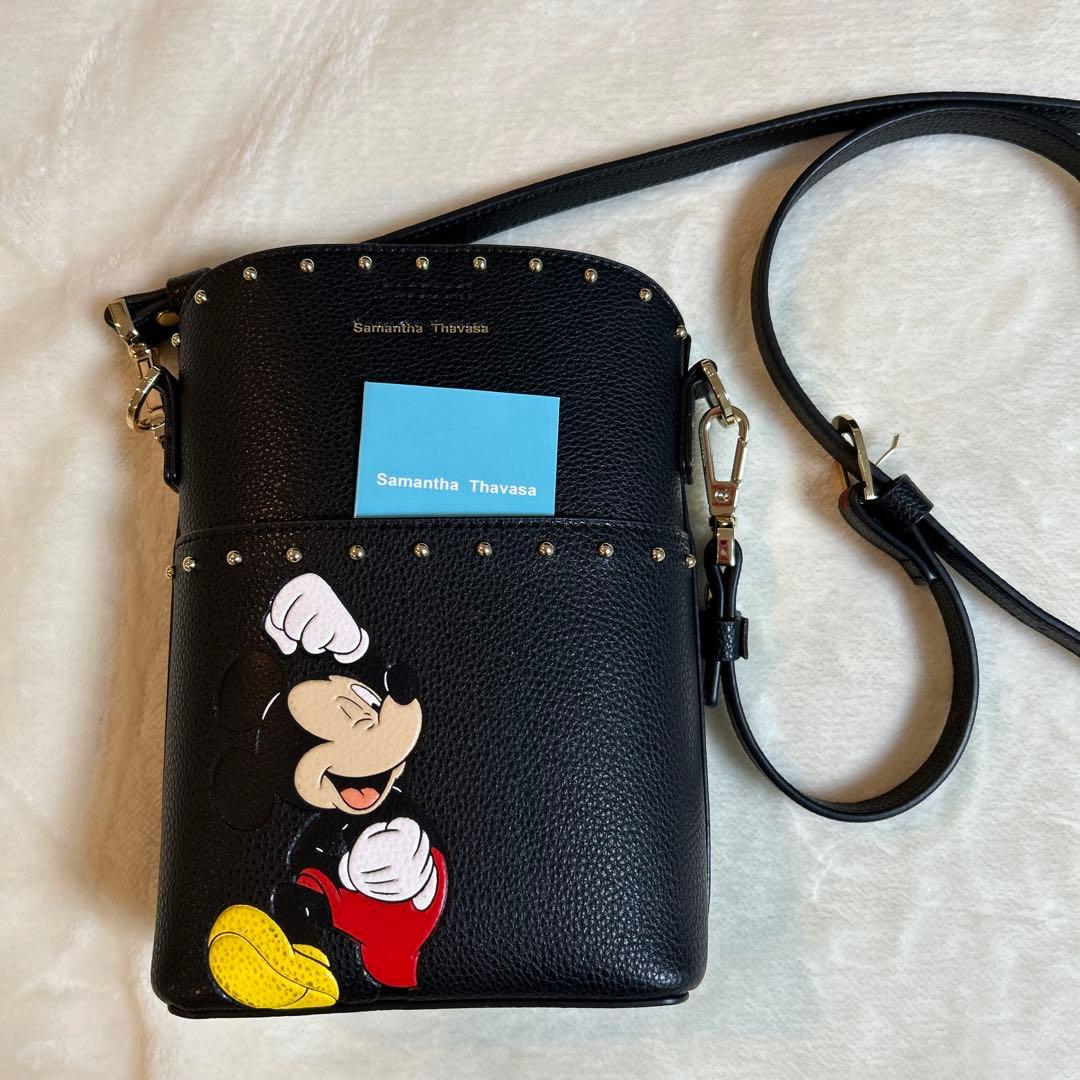 【ミッキーマウス】Samantha Ｔhavasa スマホショルダーバッグ