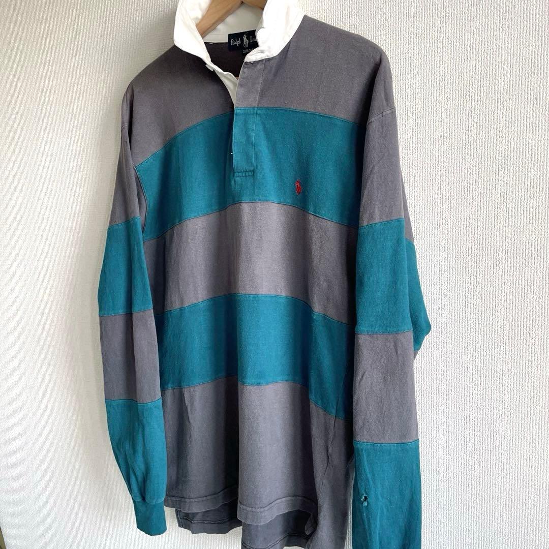 希少オールド　RALPH LAUREN ラガーシャツ 80s 90s USA製