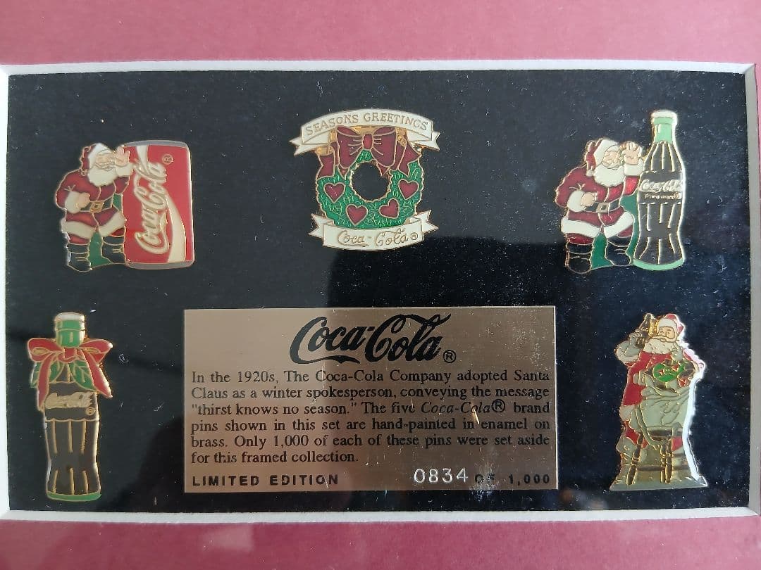 ♦️レア品♦️1920年コカ・コーラ社 限定ピンバッチ・未使用ポストカード85枚
