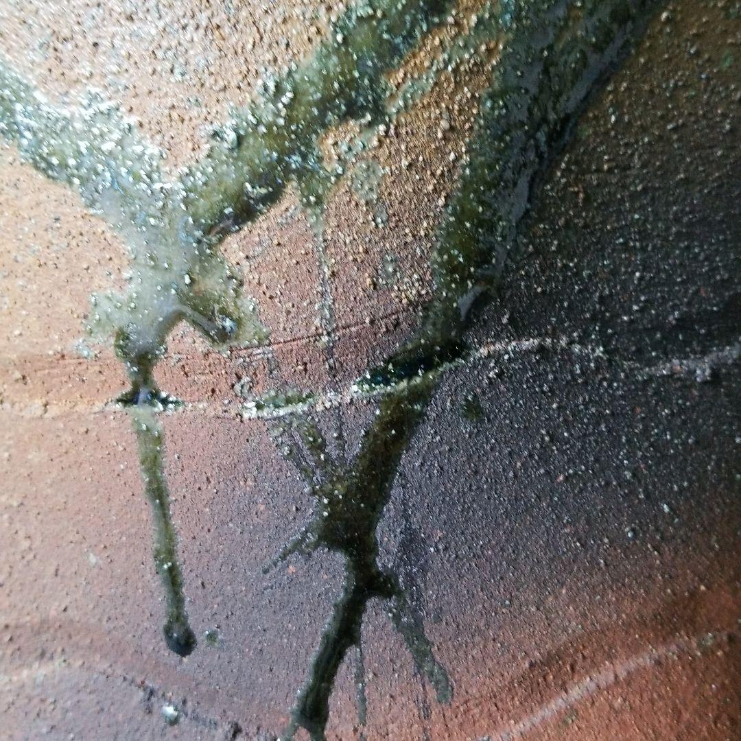 信楽焼　傘立て 火色 高さ４４cm