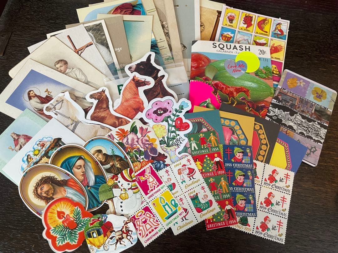 A)聖なるおすそ分けファイル　コラージュ素材　レース