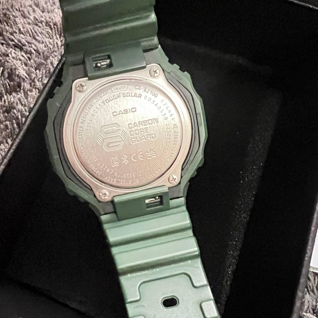 CASIO G-SHOCK GA-B2100-3A グリーン タフソーラー