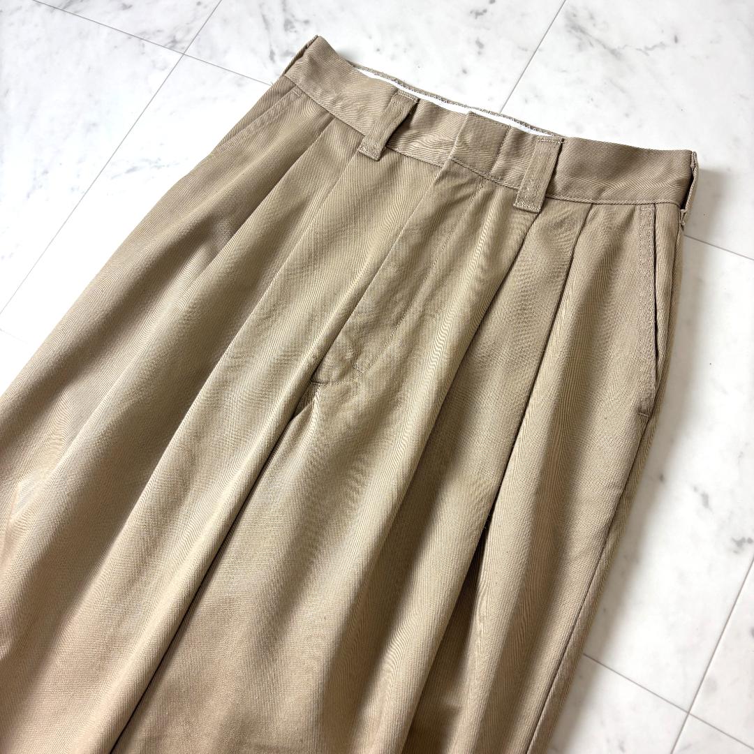 美品✨ ザ シンゾーン 36 TOMBOY PANTS ベージュ タック チノ