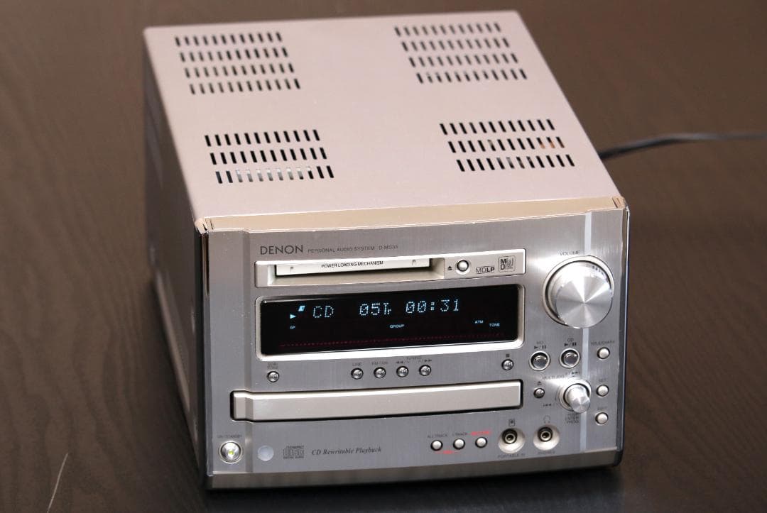 DENON D-MG33 CD/MD/TUNER ラッコ　リモコン付き