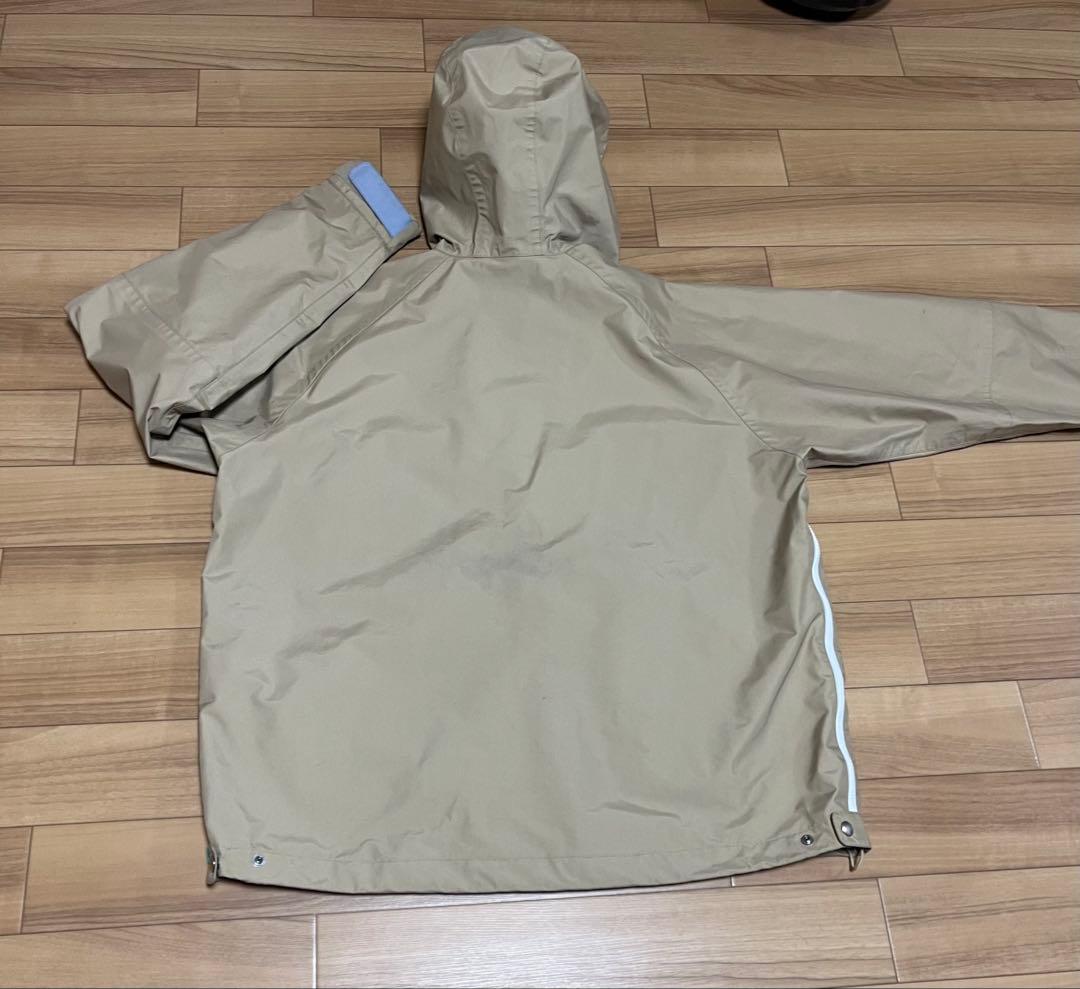 BOGENフード付きナイロンジャケット ベージュ