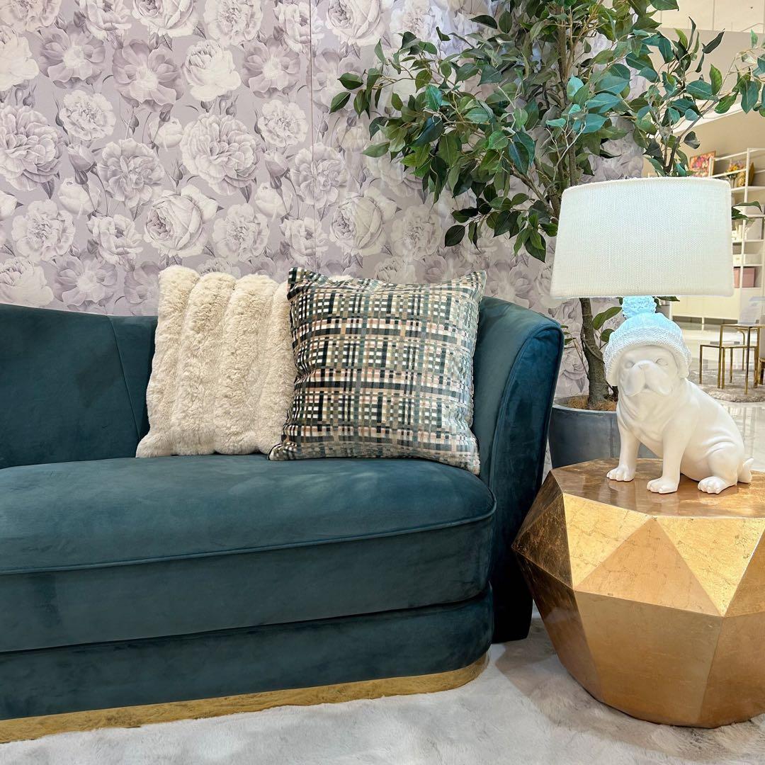 【地域限定無料配送】フランフランFrancfrancアンクレットソファグリーン