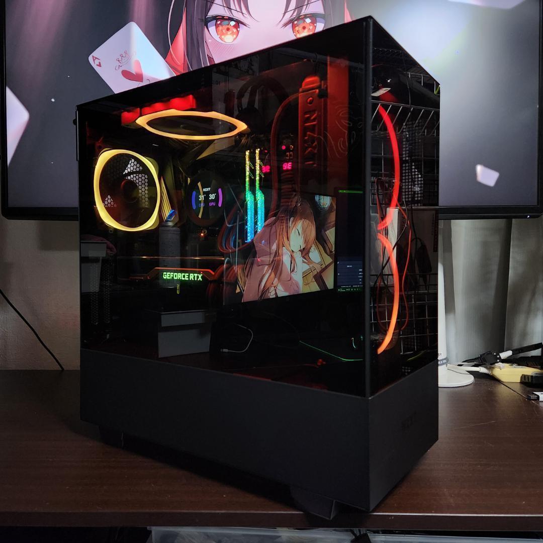 【光る超高性能ゲーミングPC】Ryzen 5 RTX2070S 32GBNVMe