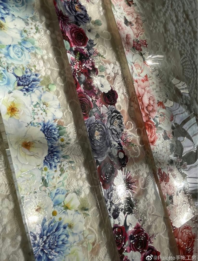 M1225.Palette手帳 血染 マスキングテープ 重油PET