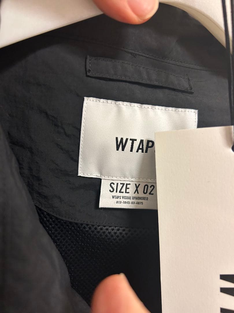 (美品)WTAPS TRACK JACKET NYLON. TUSSAH 黒 M