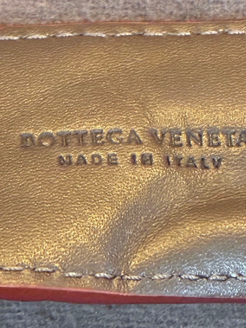 ボッテガヴェネタ　ベルト　ブラウン　茶色　イントレチャート80cm×32cm