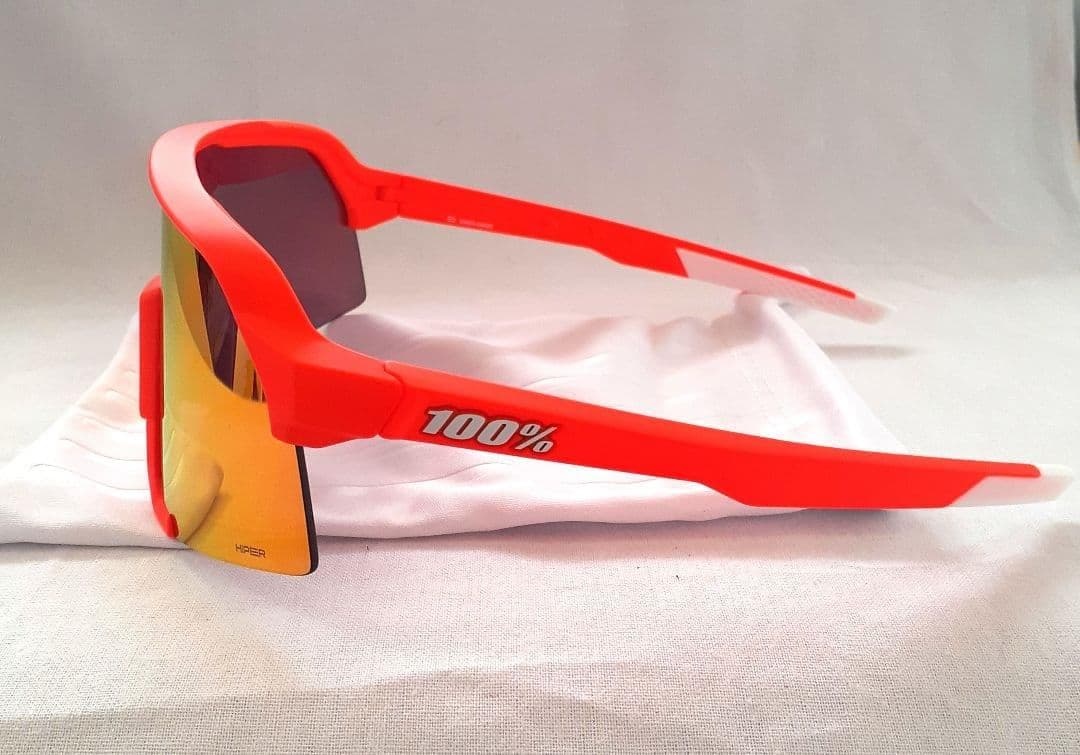 現行モデル 100% S3 ネオンオレンジ ワンハンドレッド サングラス