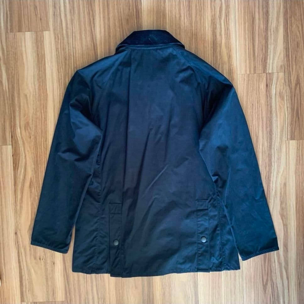Barbour ビデイル ネイビー ノンワックス 38