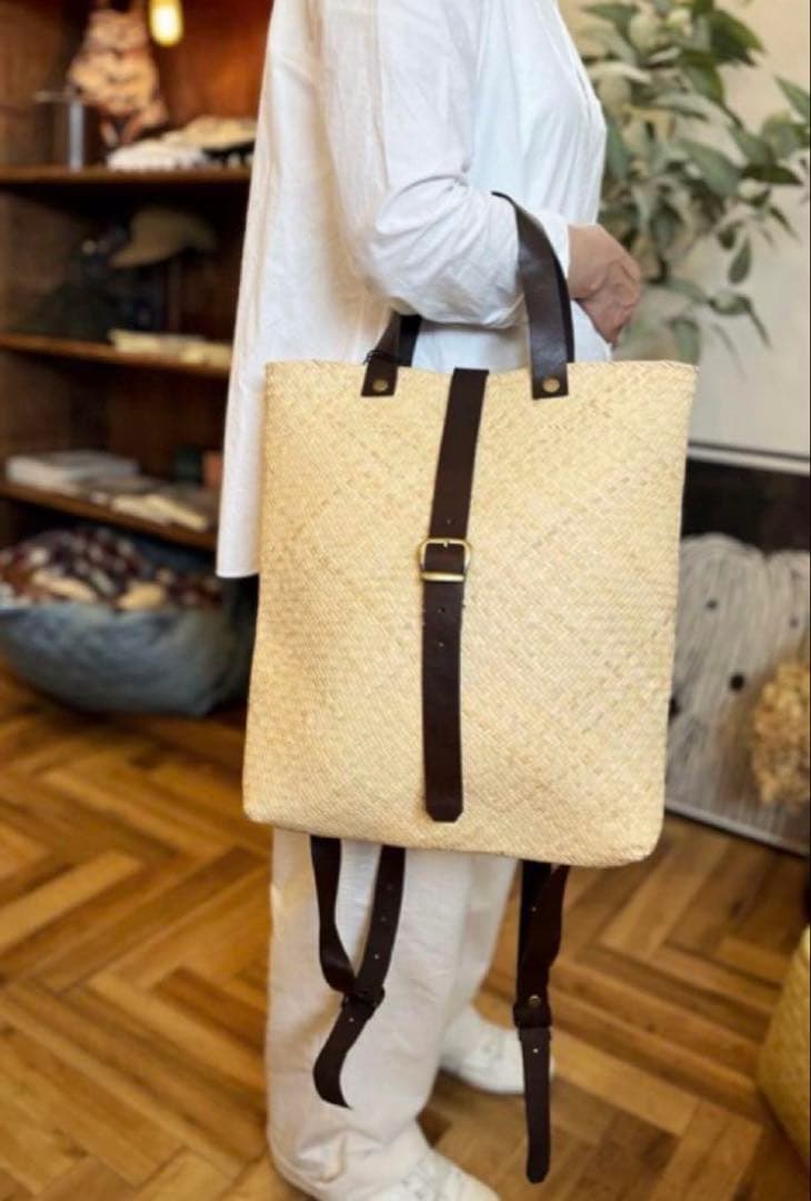 ラタン　バスケットバックパック　かごリュック　SUBLiME