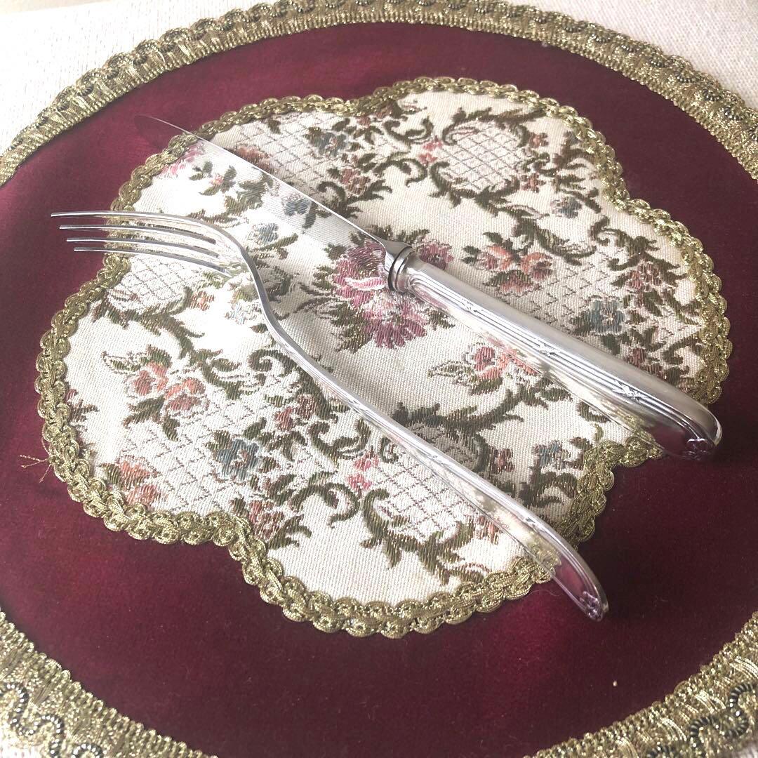 シルバープレート　ナイフフォークセット　フリオネフランソワ社　ヴィンテージ