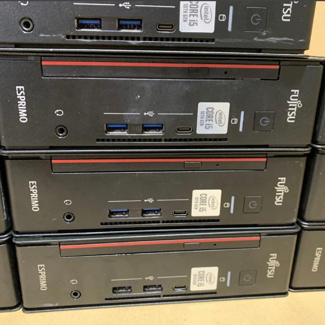 大量10台/富士通Q7010/E CPU.メモリ.SSD無し/BIOS確認OK