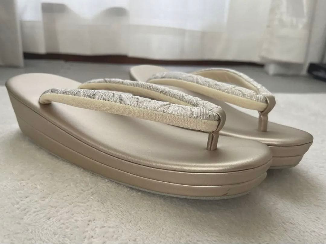 【美品】【定価の半額】和装 バッグ 草履（LL） セット