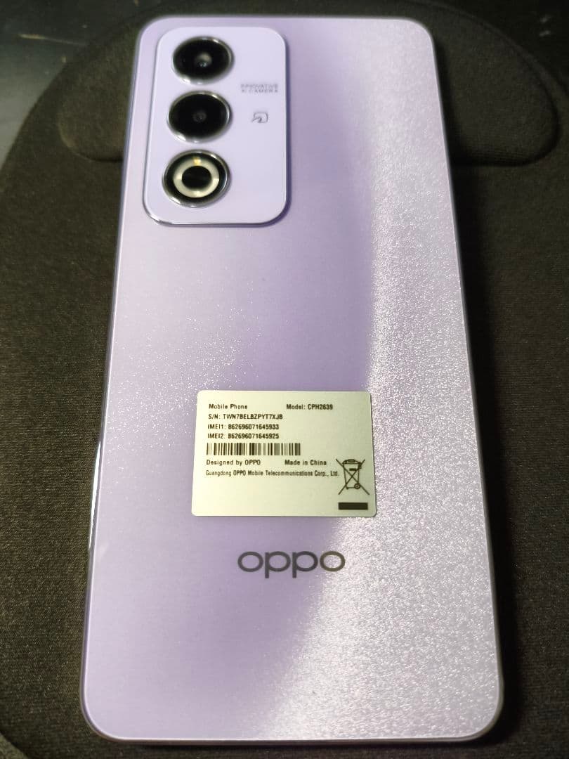 OPPO A3 5G 128GB パープル
