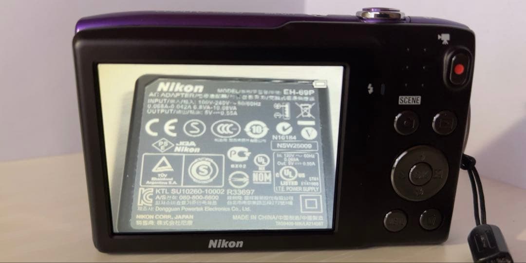 Nikon COOLPIX S3300 紫 パープル デジカメ