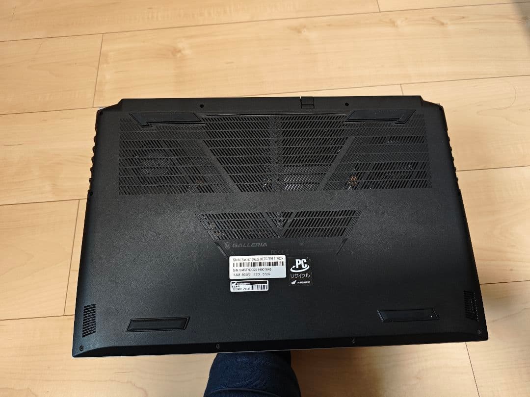 GALLERIA ゲーミングノートPC XL7C-R36 11800H