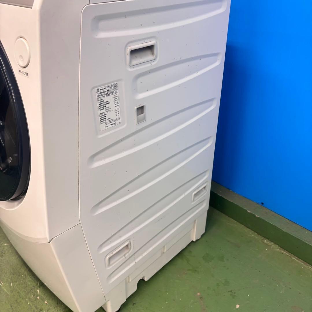 595 SHARP 半年保証付　ドラム式洗濯機　左開き　10kg 6kg 極美品