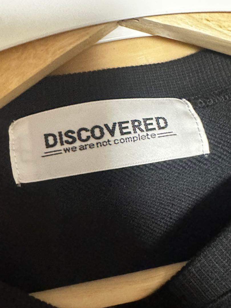 DISCOVERED/ディスカバード/CROCHET SLEEVE SWEAT