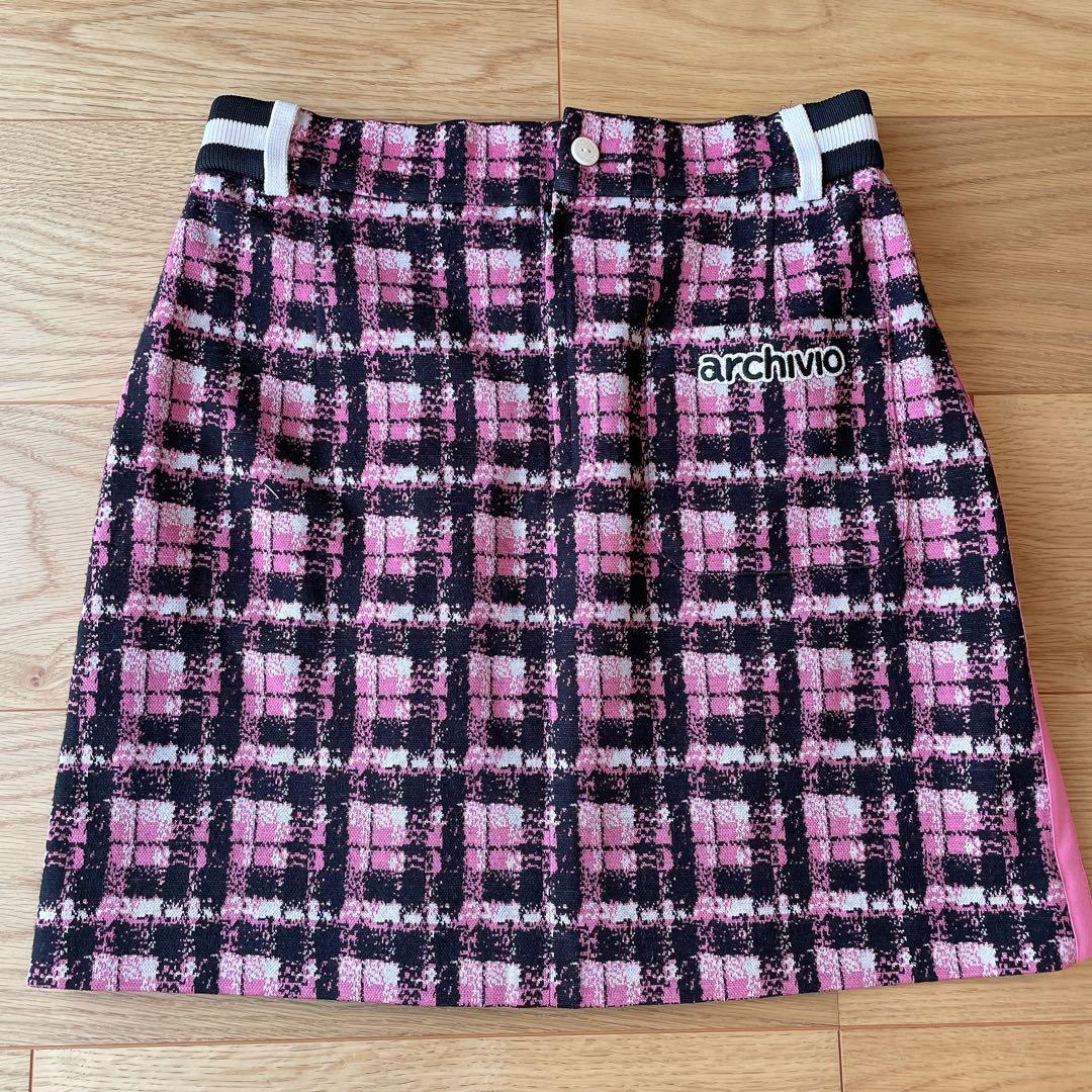 【美品】アルチビオ archivio セットアップ ピンクチェック 38