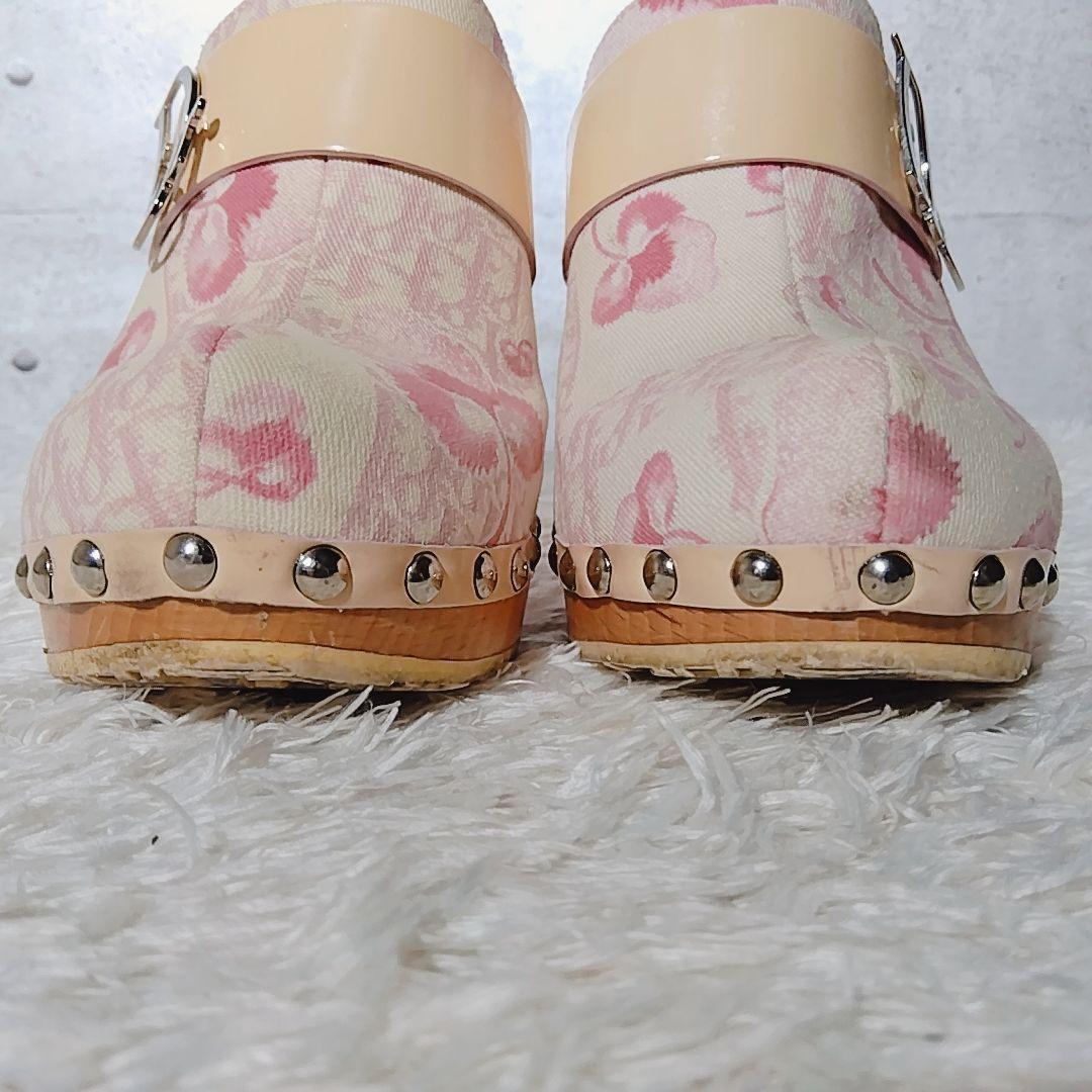 【箱付き 美品】ディオール　トロッター　フラワー　ガーリー　ブロッサム　サボ