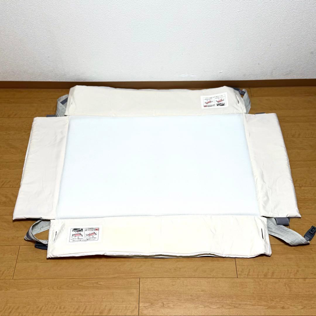 ⭐️ほぼ未使用⭐️ aprica ココネルエアー　AB グレーベアー　ベビーベッド