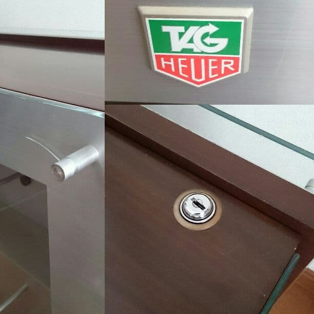 [非売品]タグホイヤー 回転メガネ・サングラス スタンドケース