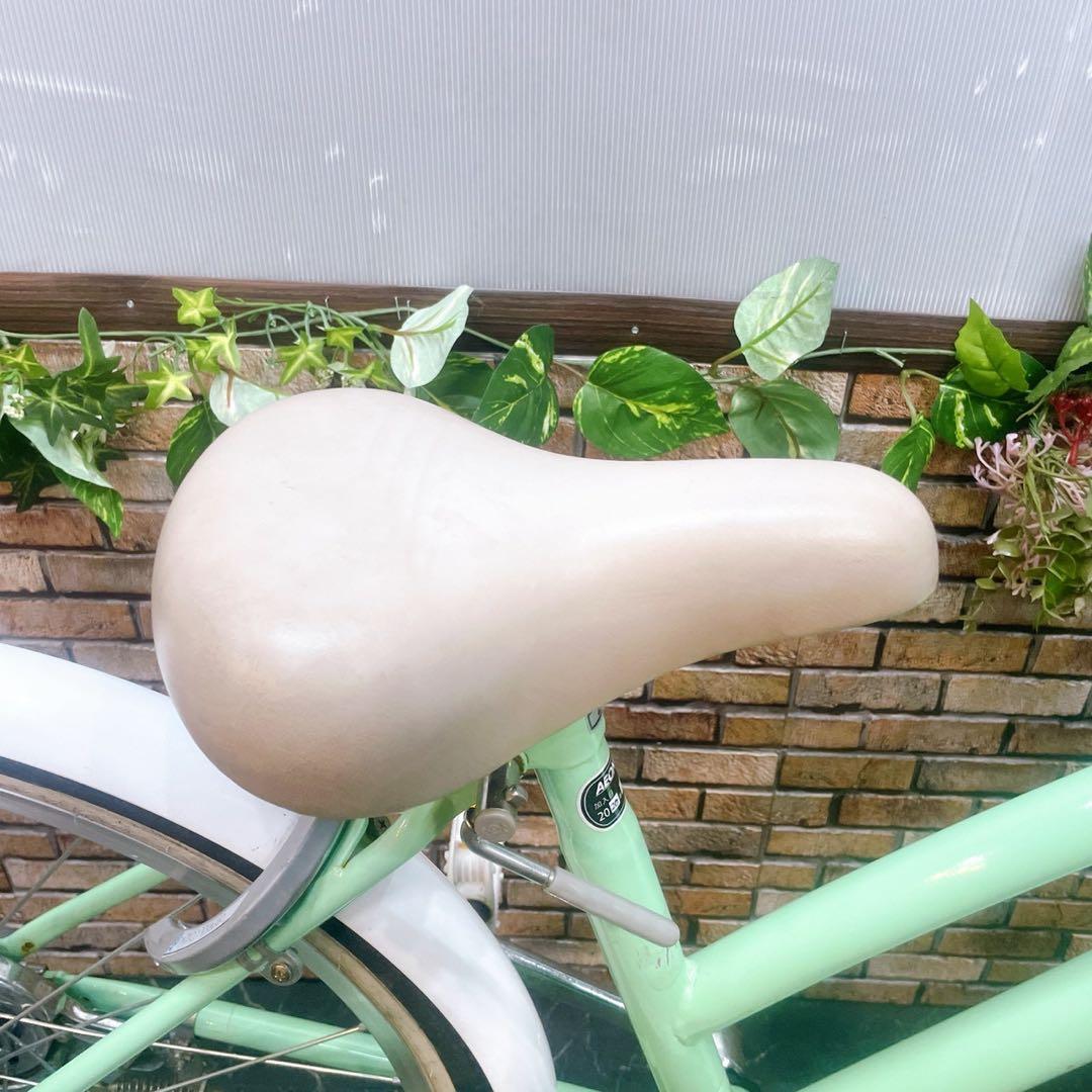 【27】子供用自転車 子供車 Liliale グリーン 22インチ シングル