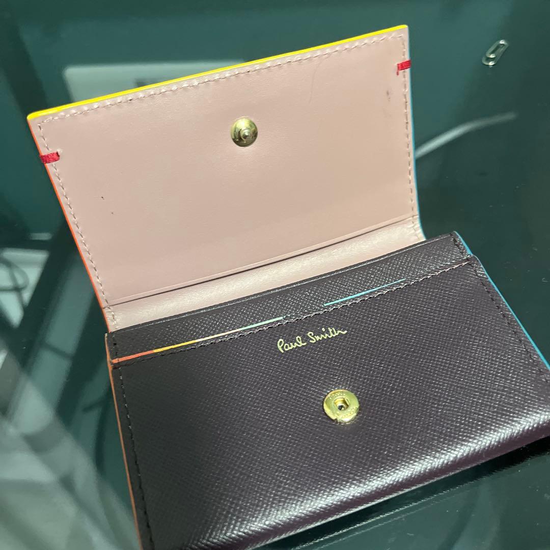 Paul Smith ダークパープル 名刺入れ