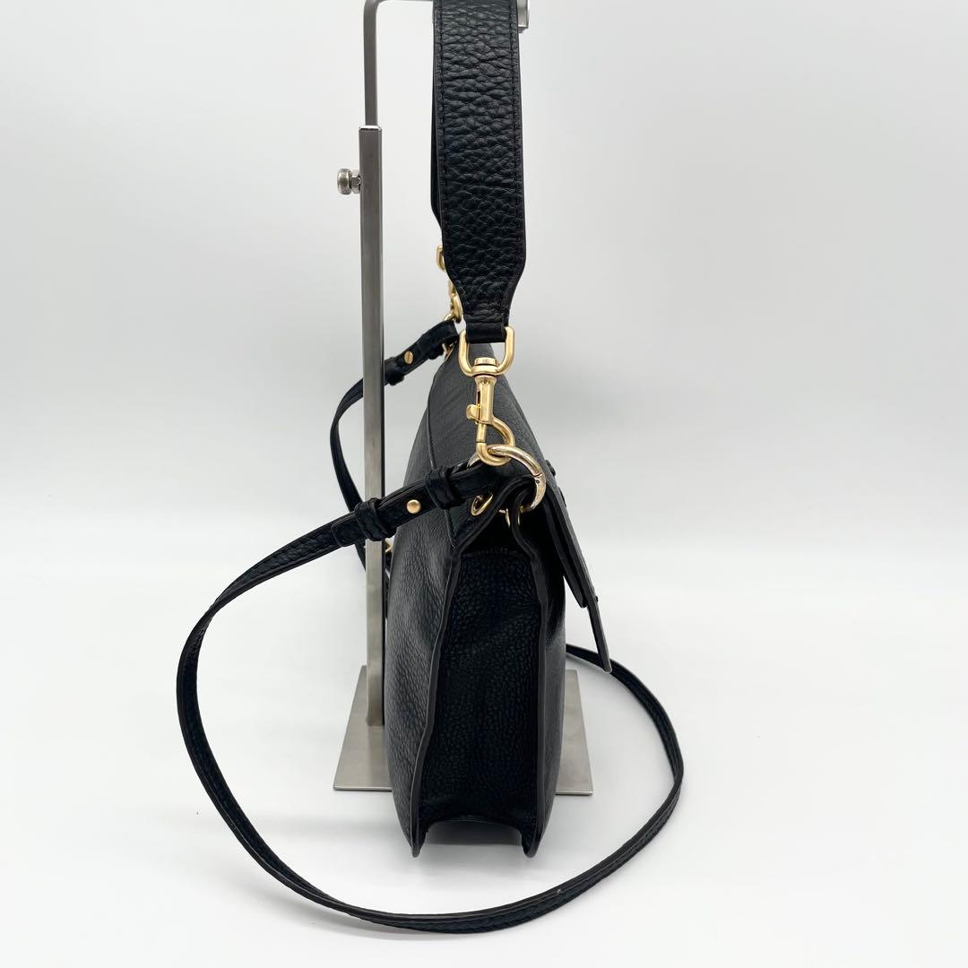 Tory Burch 2wayショルダーバッグ　ハンドバッグ　レザー　フラップ