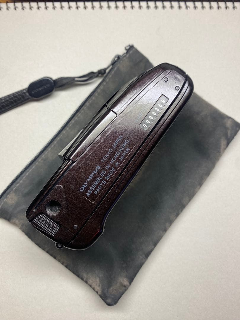 OLYMPUS MJU ii LIMITED バーガンディ フィルムカメラ