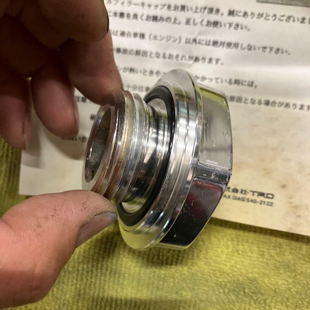 TRD オイルフィラーキャップ 当時物
