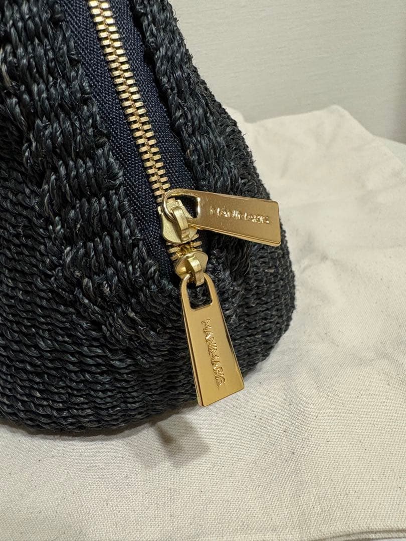 MANIMARIS 黒 かごバッグ　1週間のみ価格