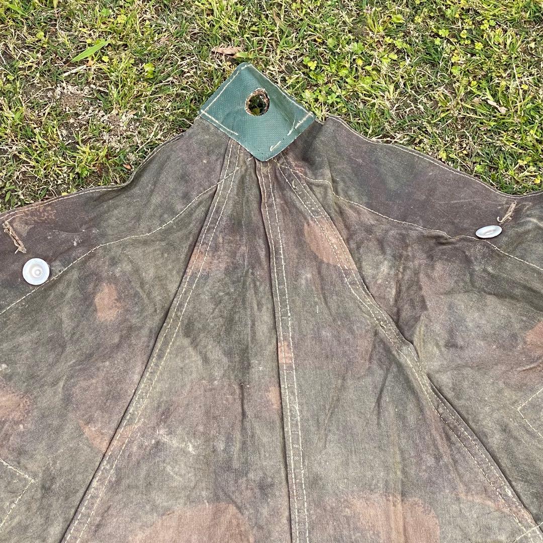 ハンガリー軍　軍幕　１枚②　迷彩　ハリケーンカモ　ミリタリー　野営　キャンプ