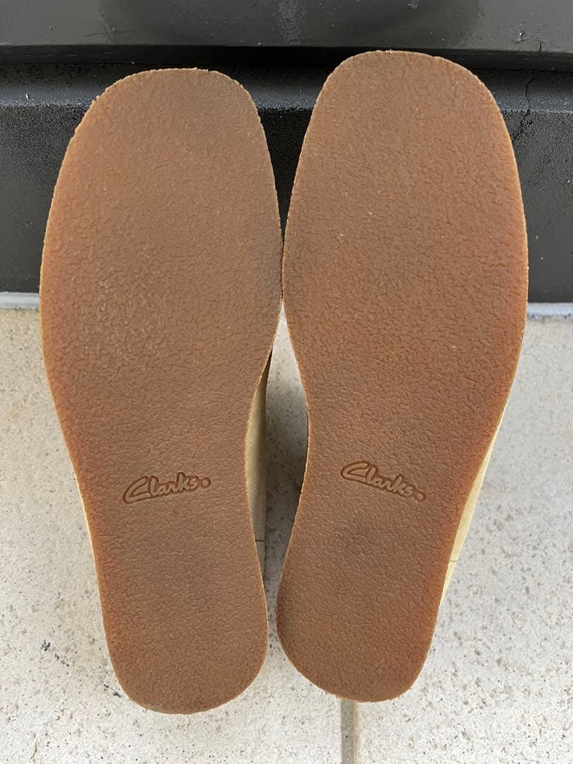 Clarks Wallabee ベージュ スエード