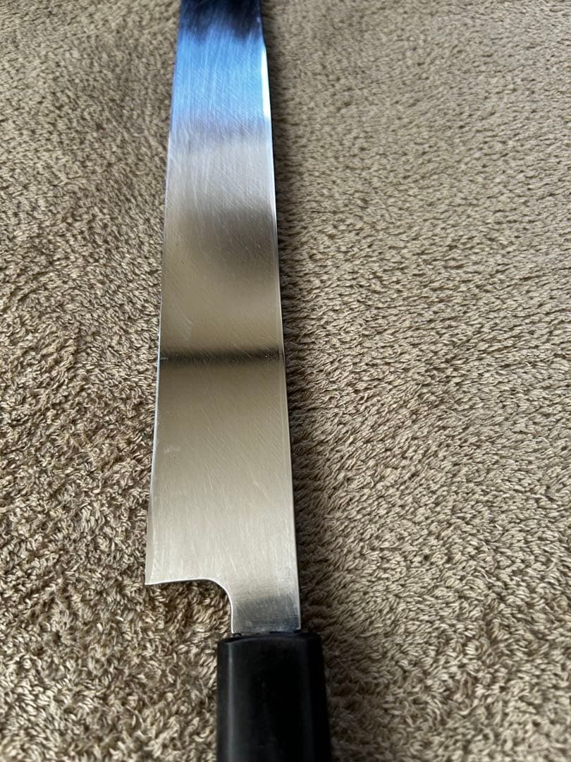 柳刃包丁 36cm 片刃 白二鋼 黒檀柄