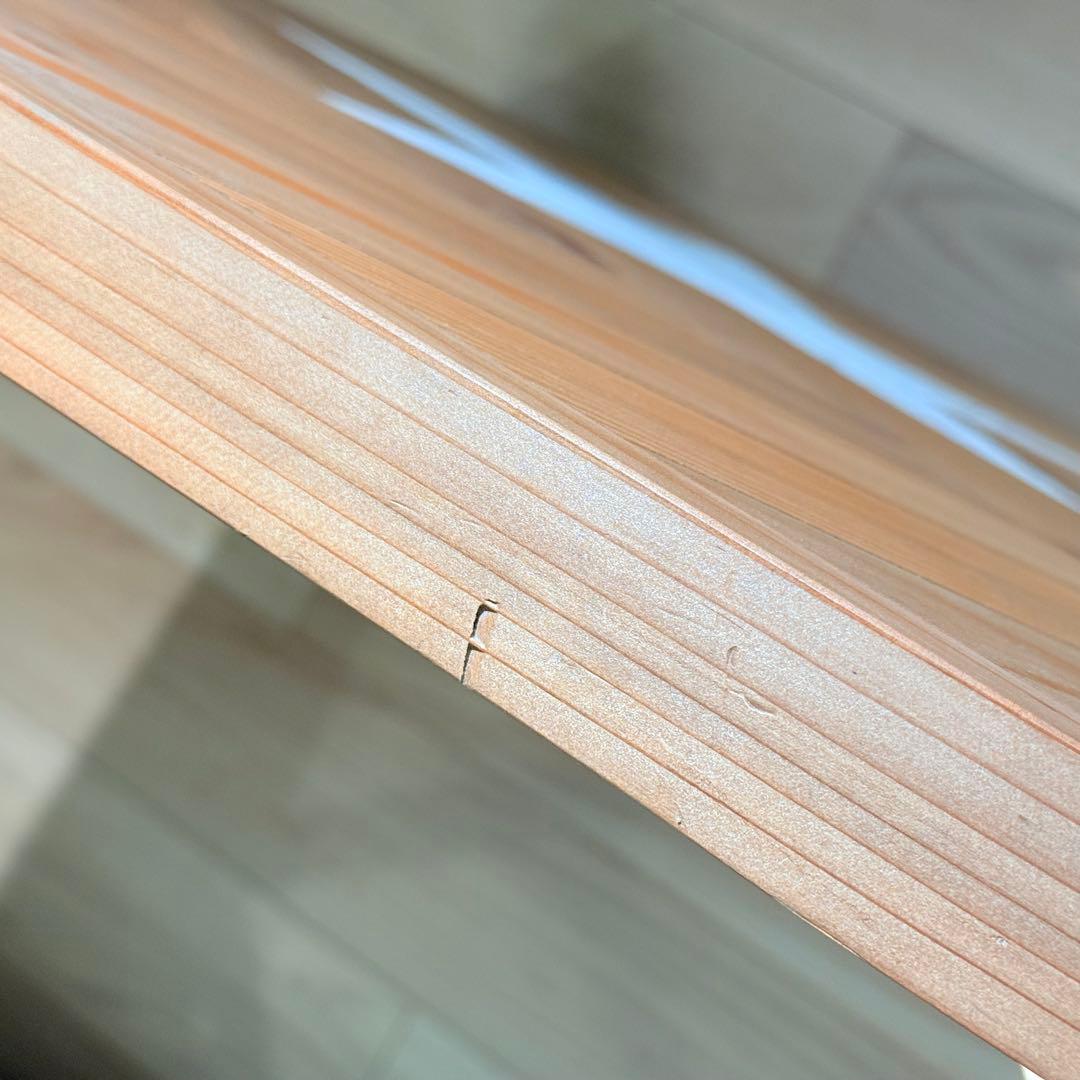 【キズ有.半額】木製ヘリンボーンローテーブル