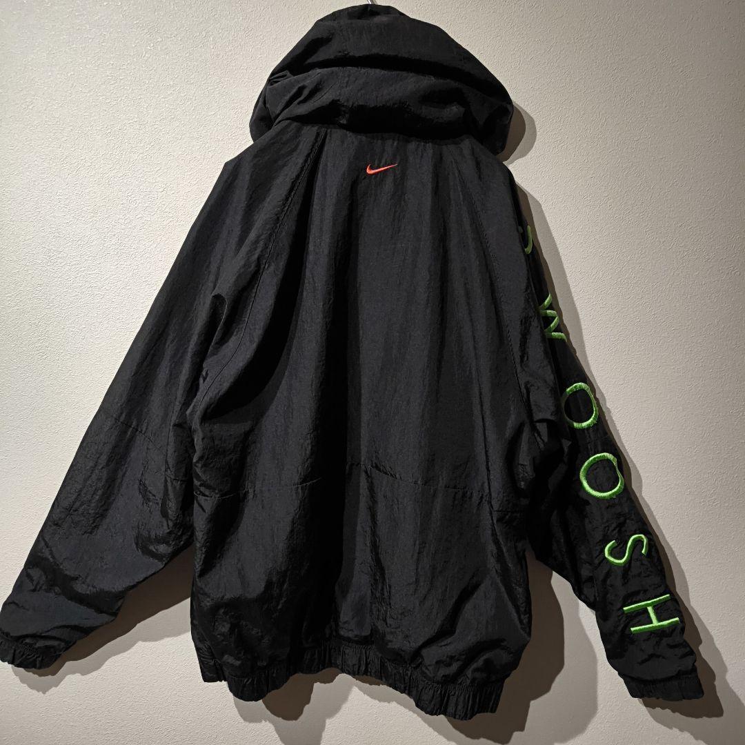 NIKE ウーヴン アノラックパーカー ハーフジップ Swoosh 刺繍ロゴ
