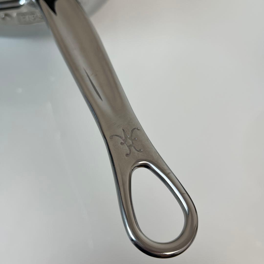 Hestan ステンレススチール マスターパン　２４㎝　スチーマー付き