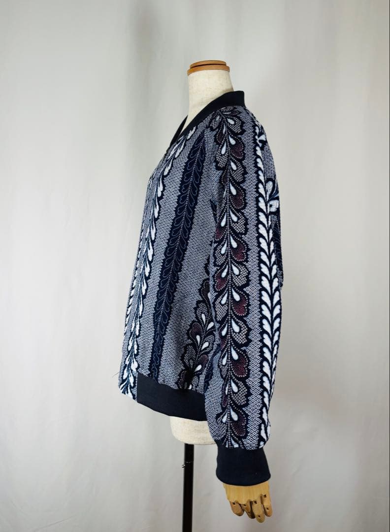 浴衣リメイク92番　有松鳴海絞り一重スカジャン風