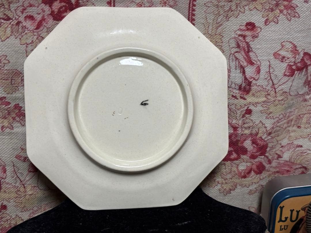 希少フランスアンティーク　サルグミンヌ　アンファンリシャールのカップ&ソーサー③