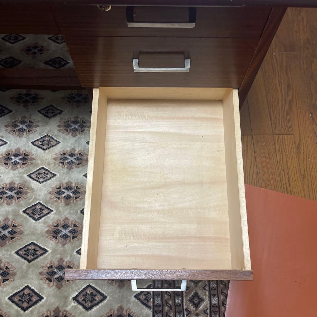 【アンティーク】 木製 デスク 机